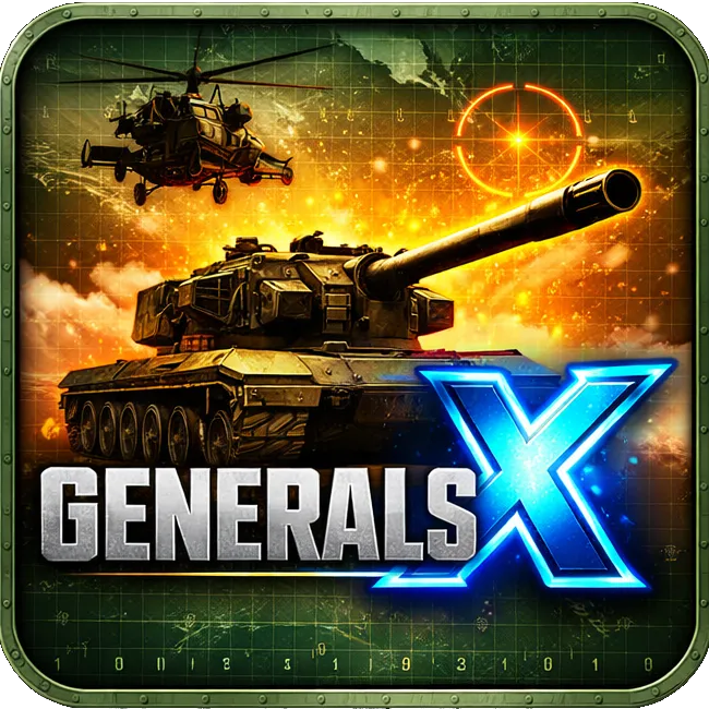GeneralsX icon showing a tank and attack helicopter