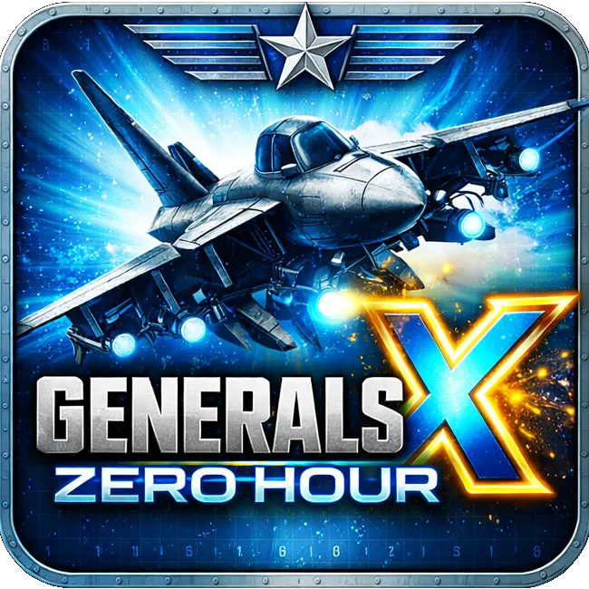 GeneralsX Zero Hour icon showing a fighter aircraft